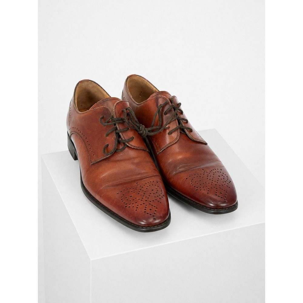 New! Magnanni 'Cantos' Medallion Cap Toe Derby Oxford Mens 7M MSRP $425